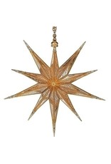 Roman Ornament - Antique Gold Star (10")