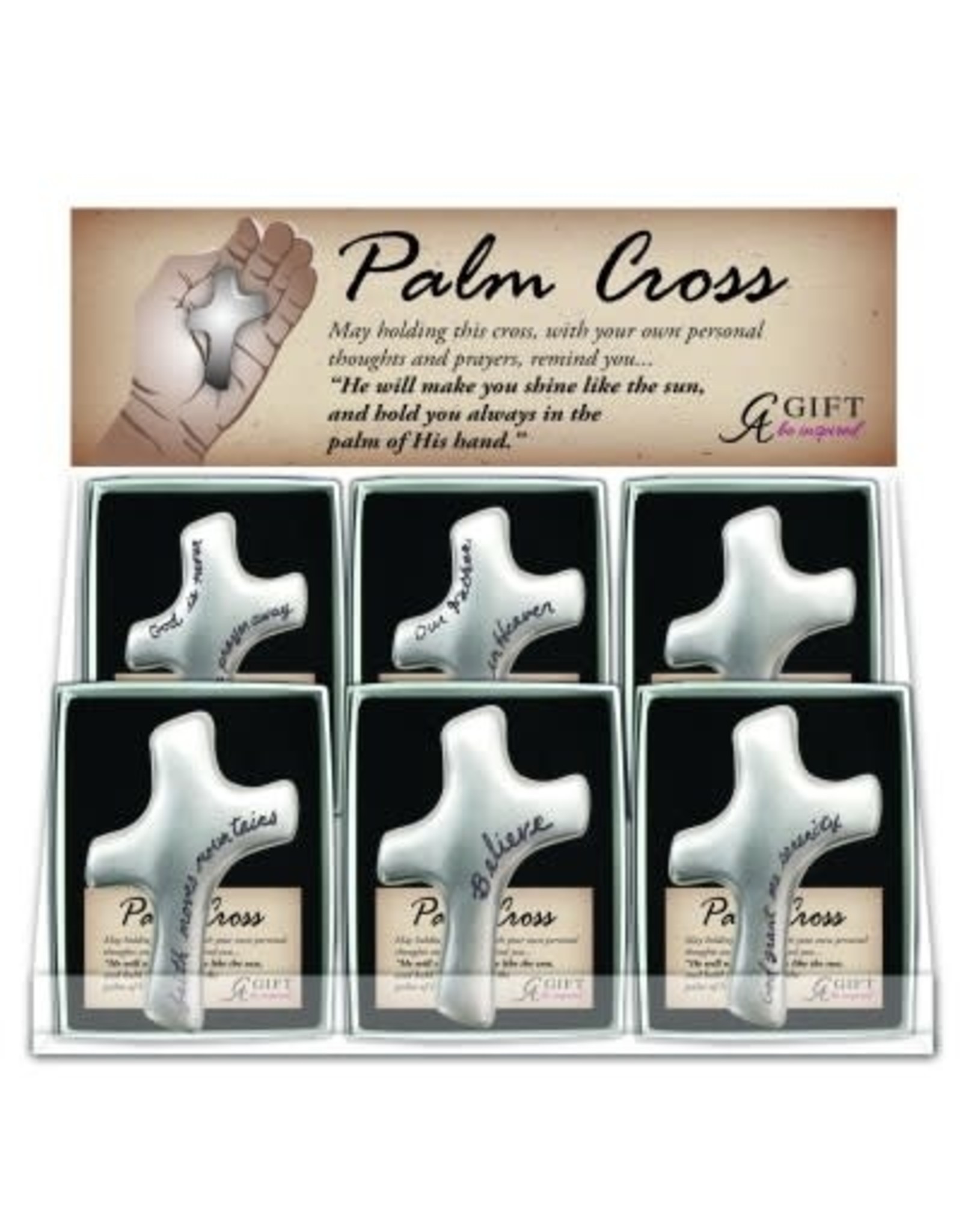 Abbey & CA Gift Palm Cross Various