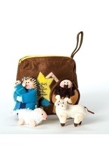 Plush 6-Piece Nativity Set with Bag