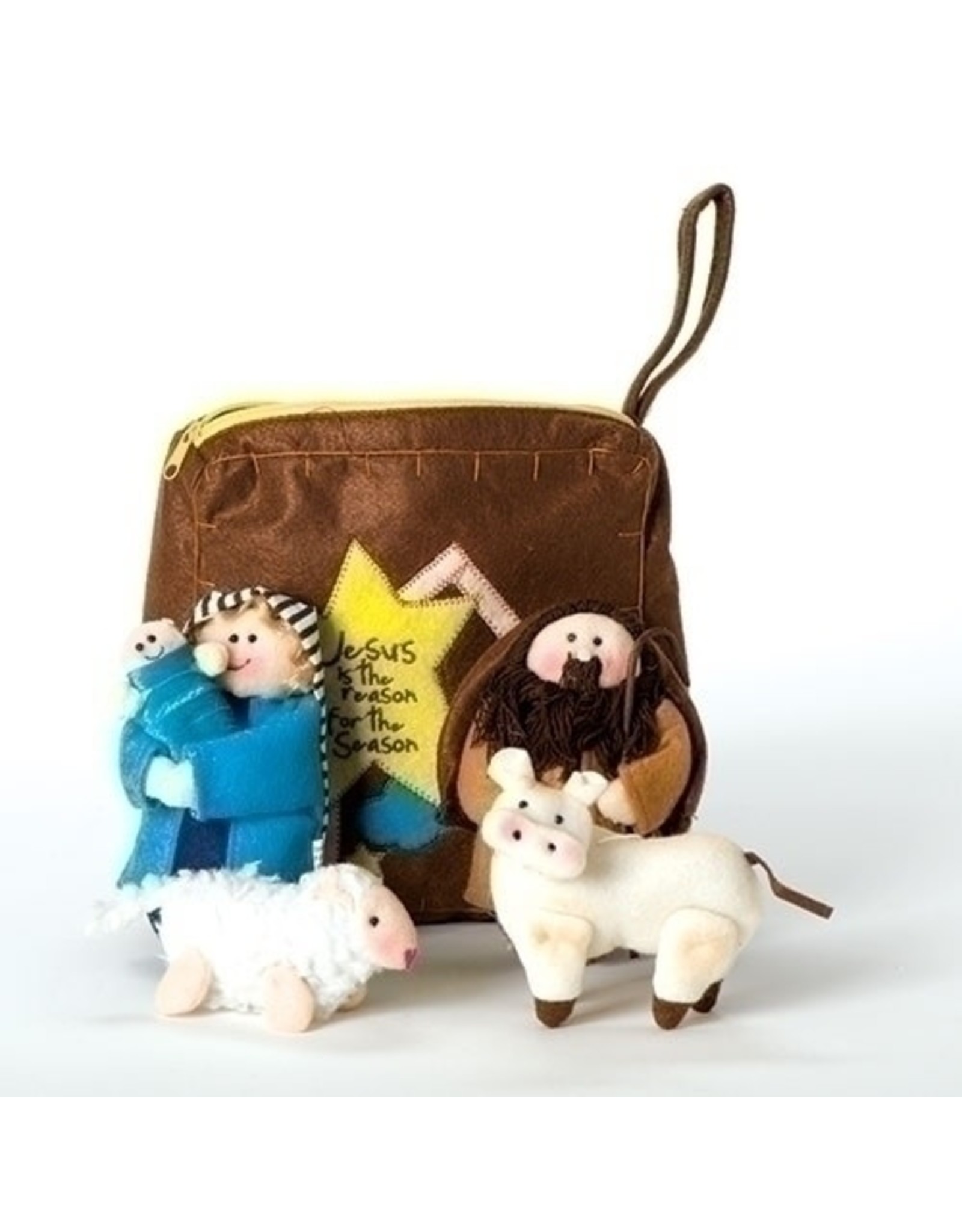 Roman Plush 6-Piece Nativity Set with Bag