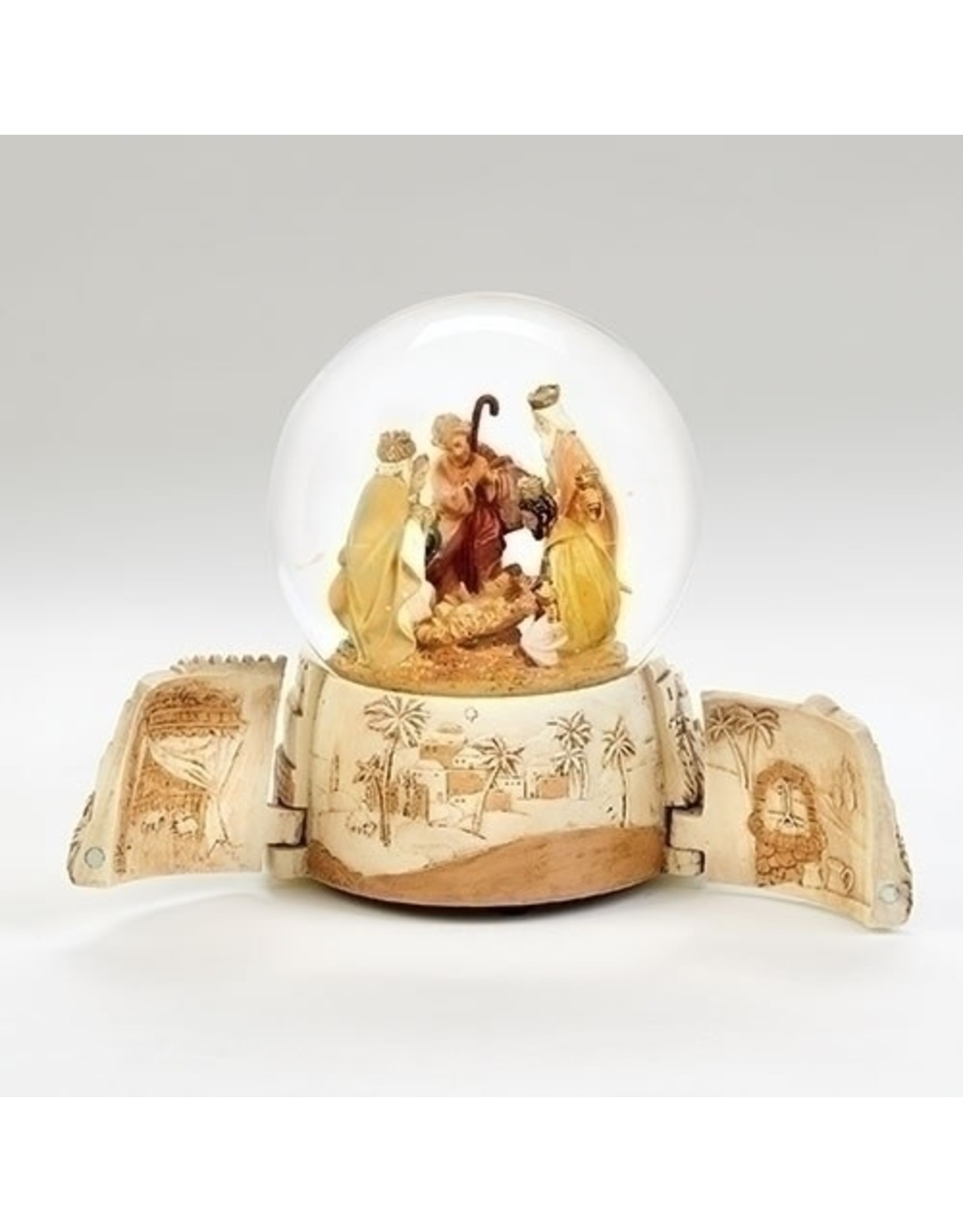 Roman Musical Holy Family Globe