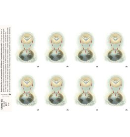 San Francis Holy Cards - Laser - Holy Spirit (Sheet of 8)