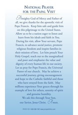 Prospect Hill Holy Cards - Pope Francis U.S. Visit (100)