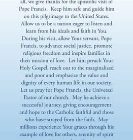 Holy Cards - Pope Francis U.S. Visit (100)