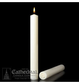 Cathedral Candle 51% Beeswax Altar Candles  1-15/16"x17" APE (2)