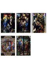 Nelson Art Boxed Christmas Cards - Stained Glass (25)