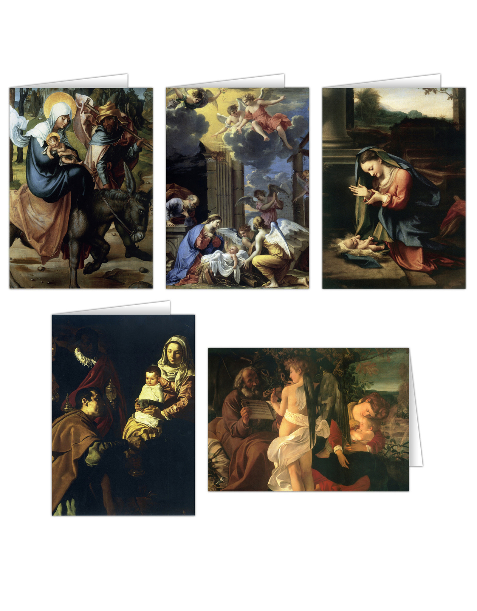 Nelson Art Boxed Set of 25 Christmas Cards - Nativity Scenes