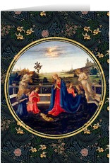 Nelson Art Boxed Christmas Cards - Adoration of the Child by Lippi (25)