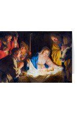 Nelson Art Boxed Christmas Cards - Adoration of the Shepherds by Gerard van Honthorst (25)