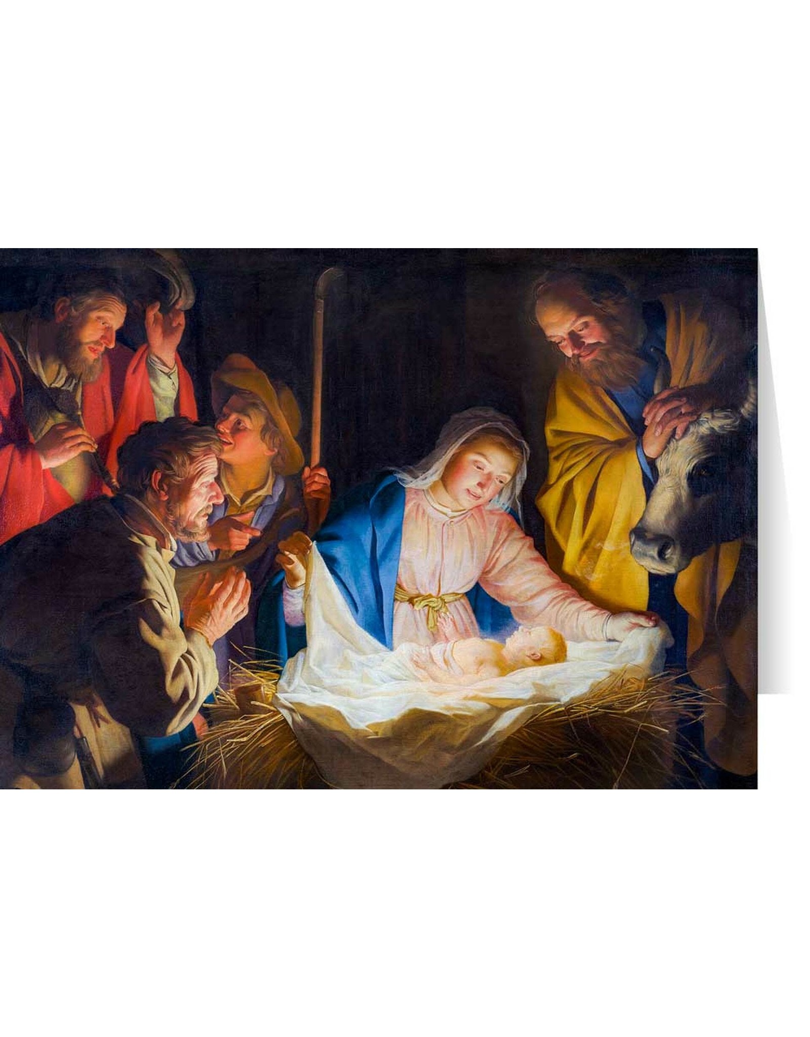 Nelson Art Boxed Christmas Cards - Adoration of the Shepherds by Gerard van Honthorst (25)