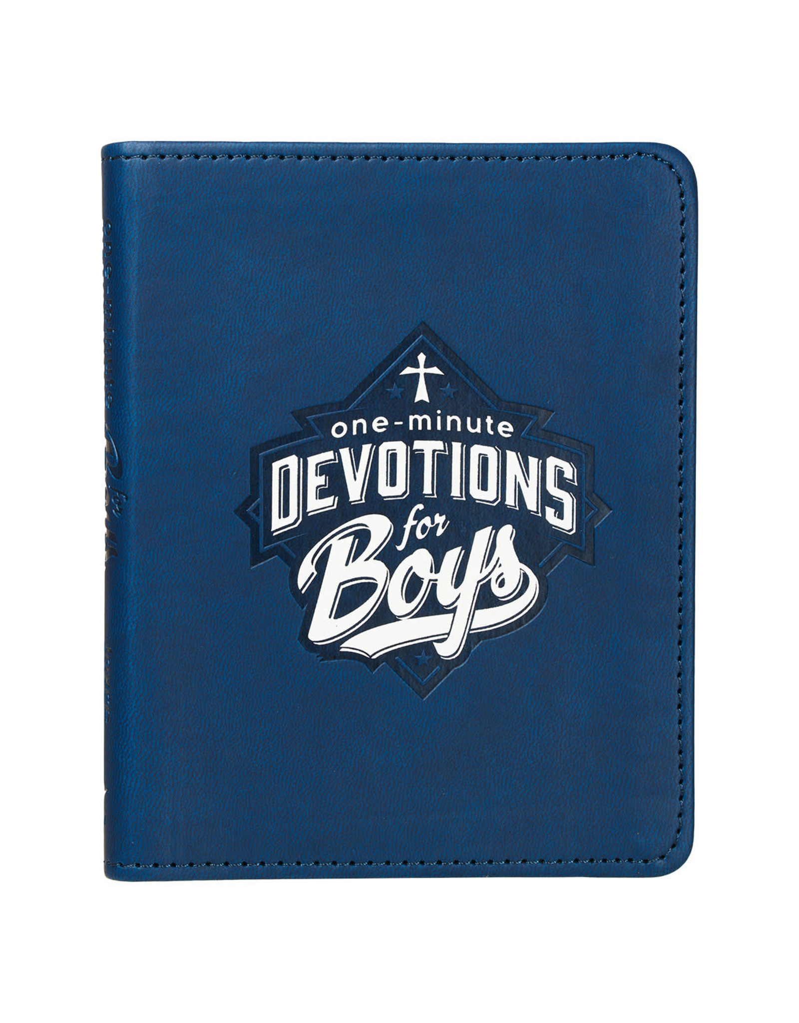 Christian Art Gifts One-Minute Devotions for Boys (LuxLeather)