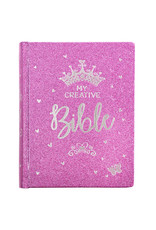 Christian Art Publishers ESV My Creative Bible for Girls -  Purple Glitter Journaling Bible
