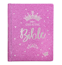 Christian Art Publishers ESV My Creative Bible for Girls -  Purple Glitter Journaling Bible