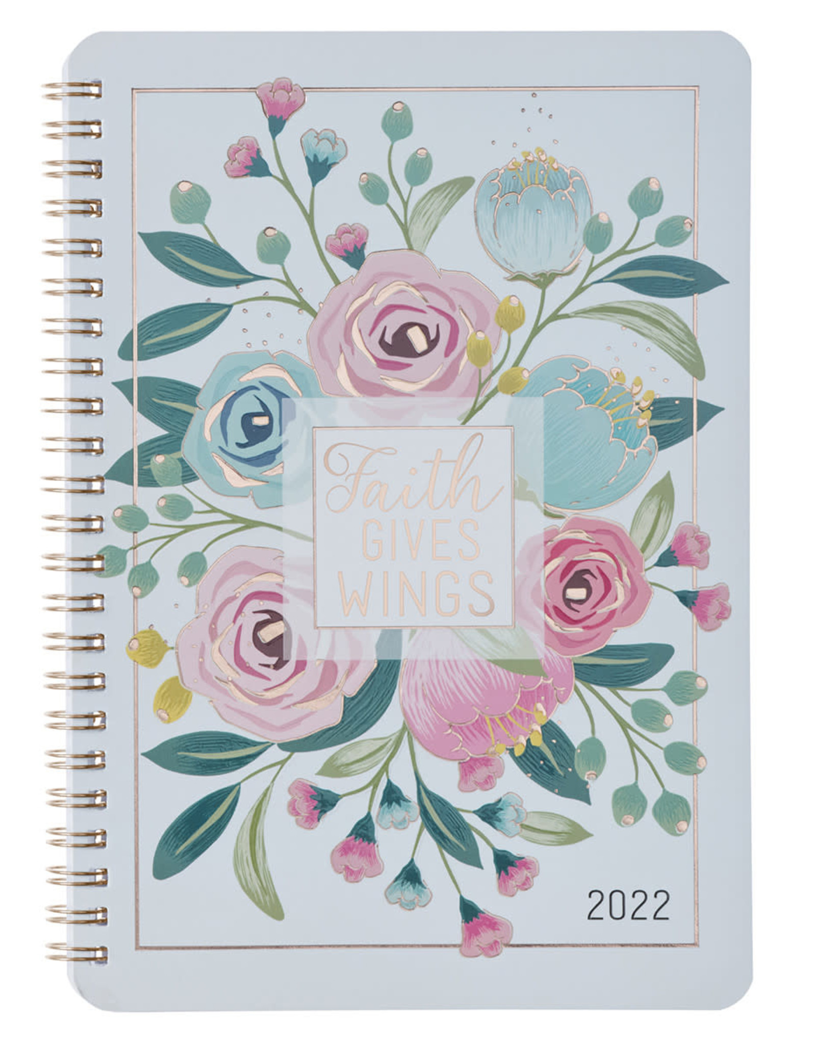 2022 Faith Gives Wings Wirebound Daily Planner