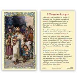Laminated Holy Cards - Welcome the Stranger (Prayer for Refugees) (25)