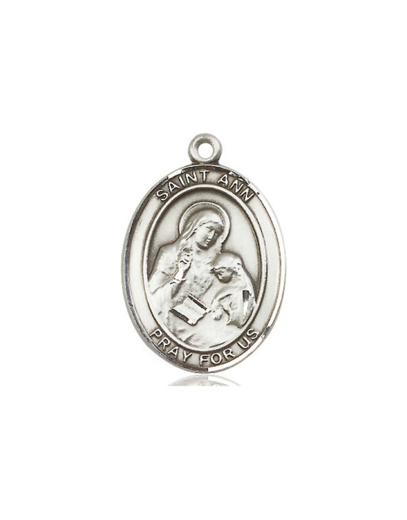 Bliss St. Ann Medal, Sterling Silver