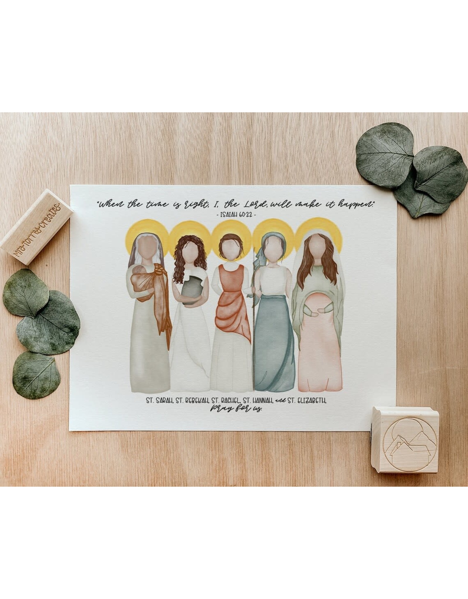 Infertility Saints Print (5x7)