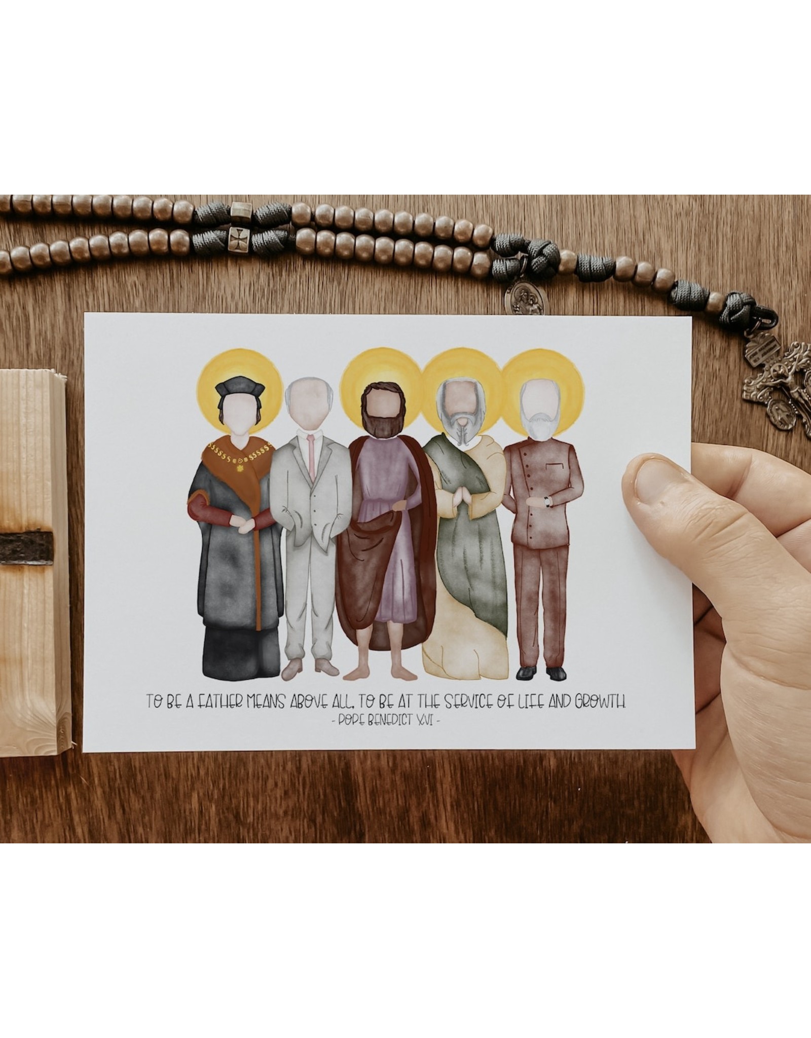 Mrs. Torres Creates Father Saints Print (5x7)