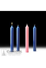 Cathedral Candle Advent Candles 1.5x12 (3 Sarum Blue, 1 Rose)