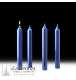 Cathedral Candle Advent Candles 1.5x12 (4 Sarum Blue)