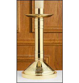 Altar Candlestick - 12" Brass