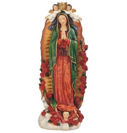 Our Lady of Guadalupe with Angels Statue (12")