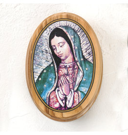 Lumen Mundi Rosary Box - Our Lady of Guadalupe - Olive Wood