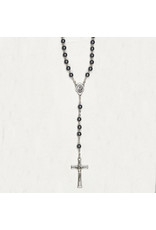 Tuscan Hills Rosary - Hematite (Imitation) Glass Bead