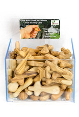 Shomali Olive Wood Comfort Cross from Holy Land (2.75")