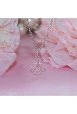 Collectables America the Studio Little Girl's Open Dainty Cross Necklace