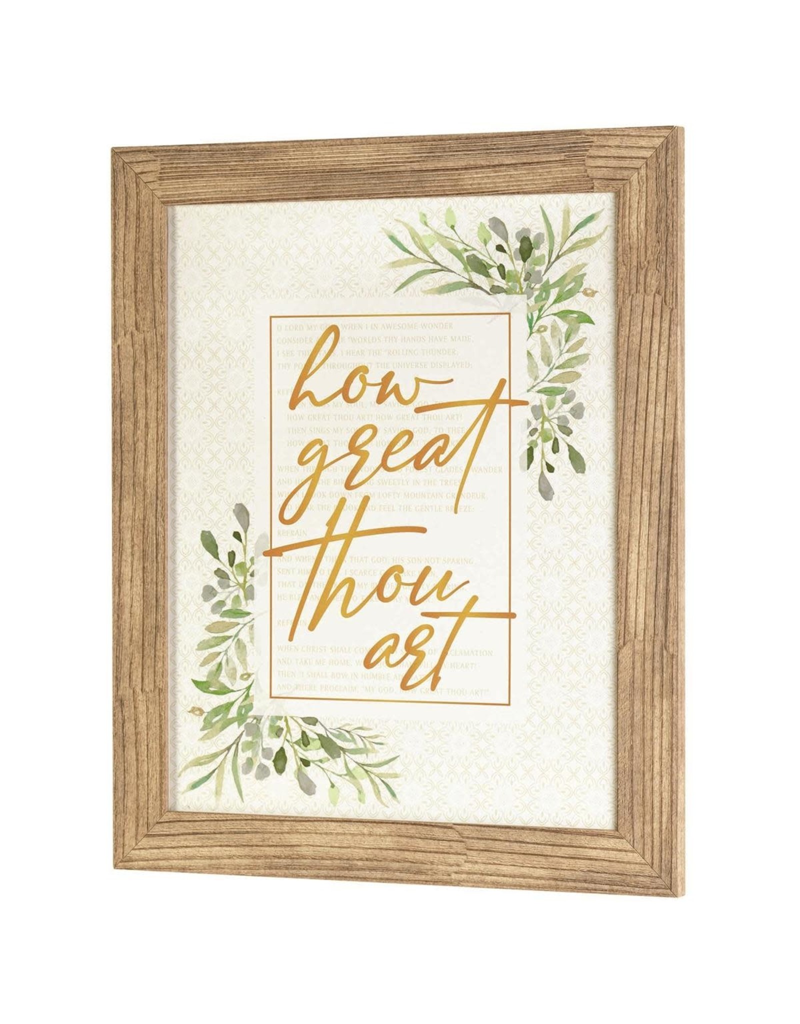 How Great Thou Art Framed Wall Art