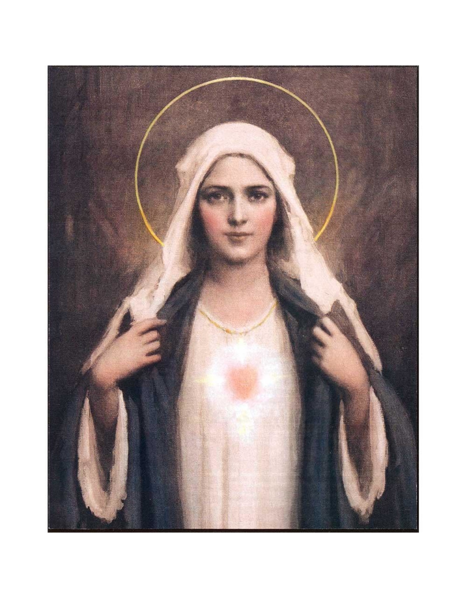Immaculate Heart of Mary Wall Plock 8"x10"