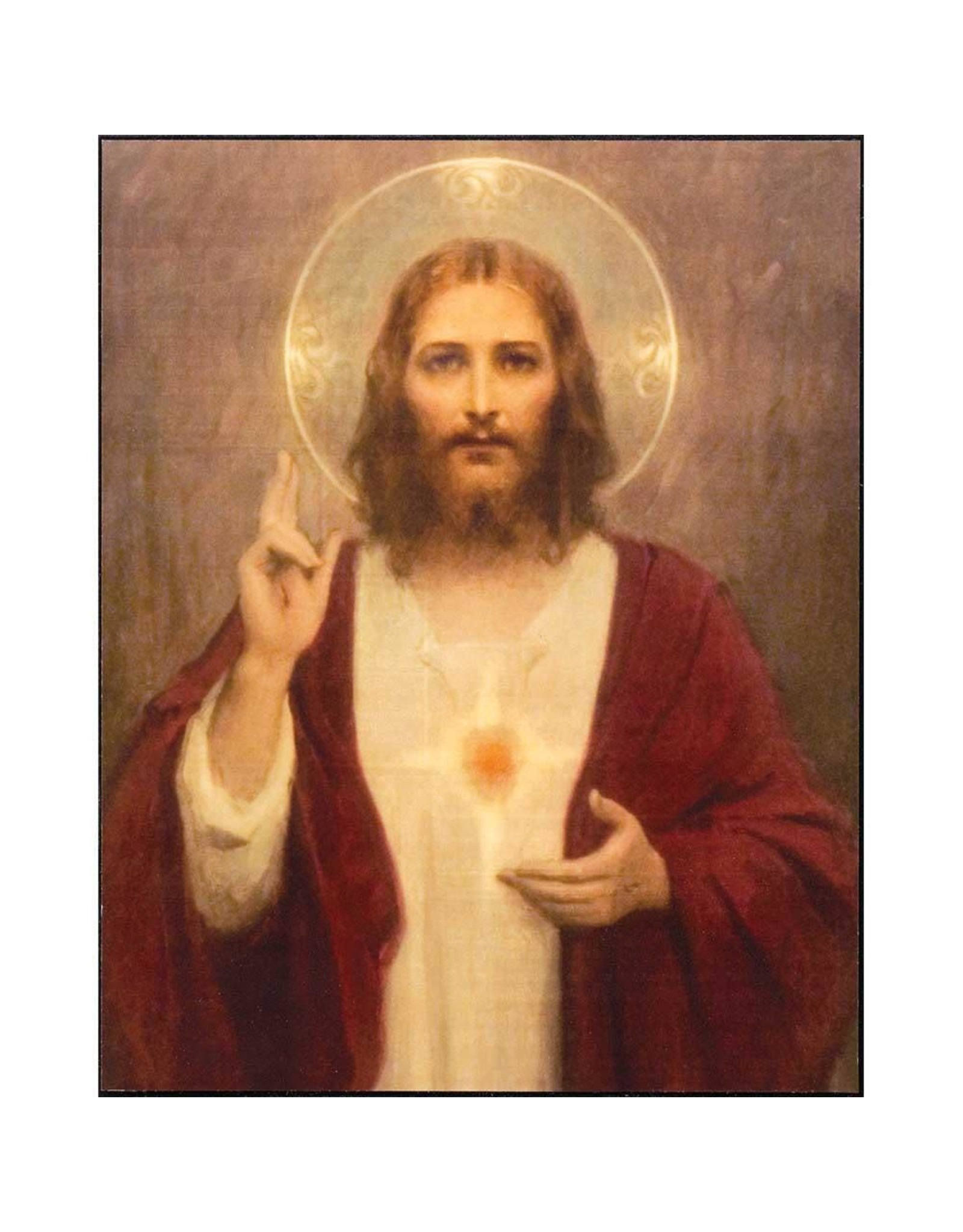 Dicksons Sacred Heart of Jesus Wall Plock 8"x10"