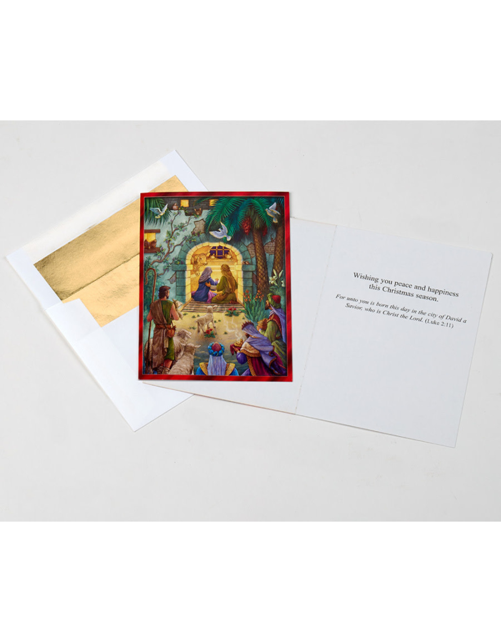 Vermont Christmas Company Boxed Christmas Cards - Peaceful Nativity (15)