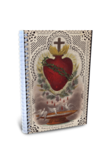 Full of Grace Journal, Spiral - Sacred Heart/Bouasse