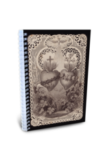 Full of Grace Journal, Spiral - Sacred Heart/Immaculate Heart