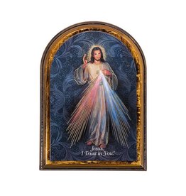 Hirten Divine Mercy Arched Plaque (5.25" )