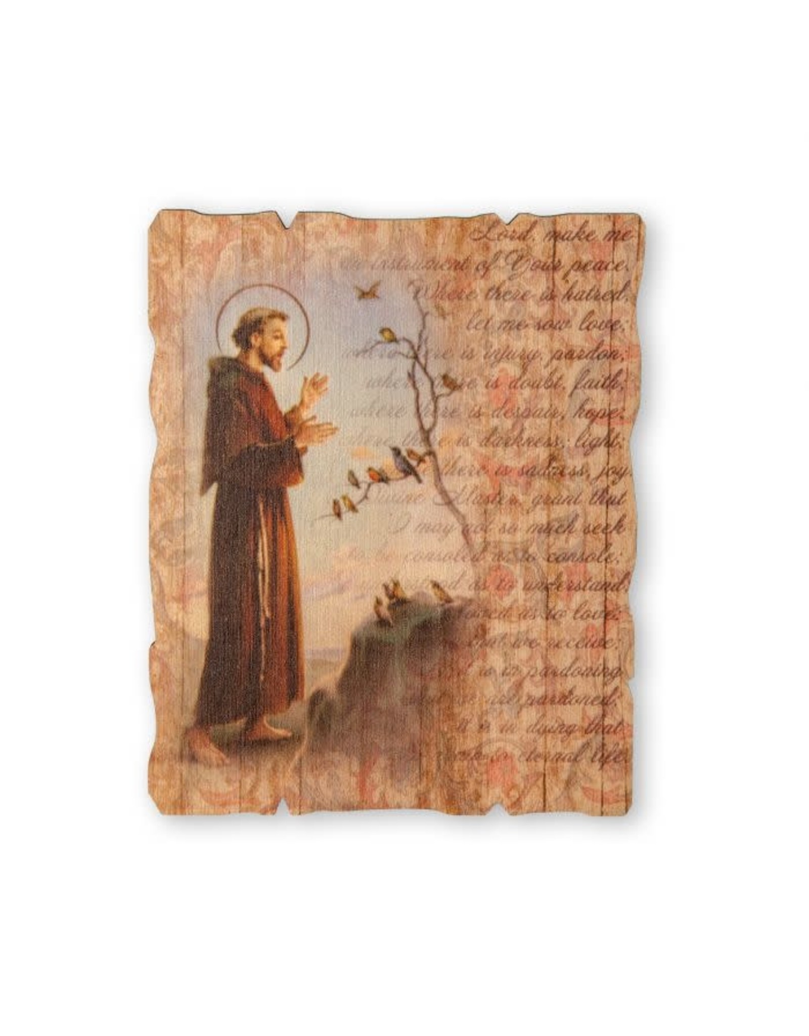 Hirten St. Francis Vintage Barn Plaque