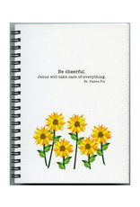 Pio Prints Journal - Be Cheerful (St. Padre Pio)