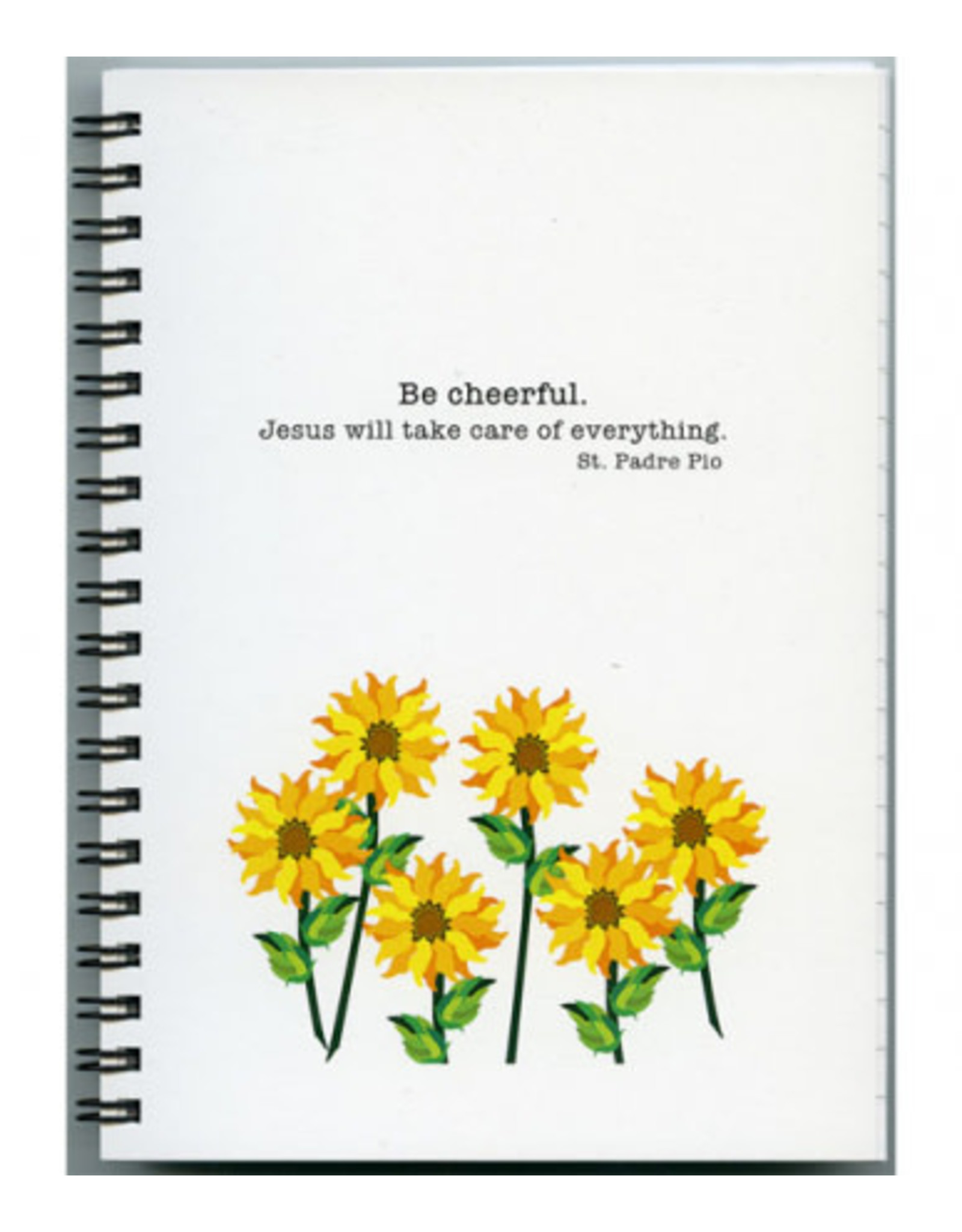 Pio Prints Journal - Be Cheerful (St. Padre Pio)