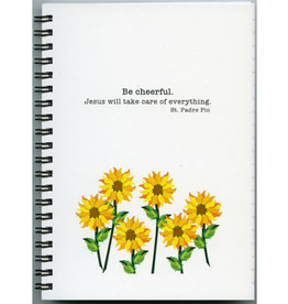 Pio Prints Journal - Be Cheerful (St. Padre Pio)