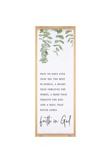 Faith in God Framed Picture 16x45