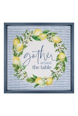 Gather Around the Table Framed Picture 21x21