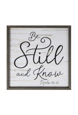 Be Still and Know Framed Picture 22x22