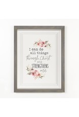 I Can Do All Things Framed Picture 12x16