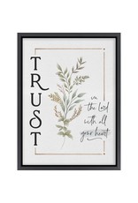 P Graham Dunn Trust In The Lord Canvas Framed Picture 12x15.75