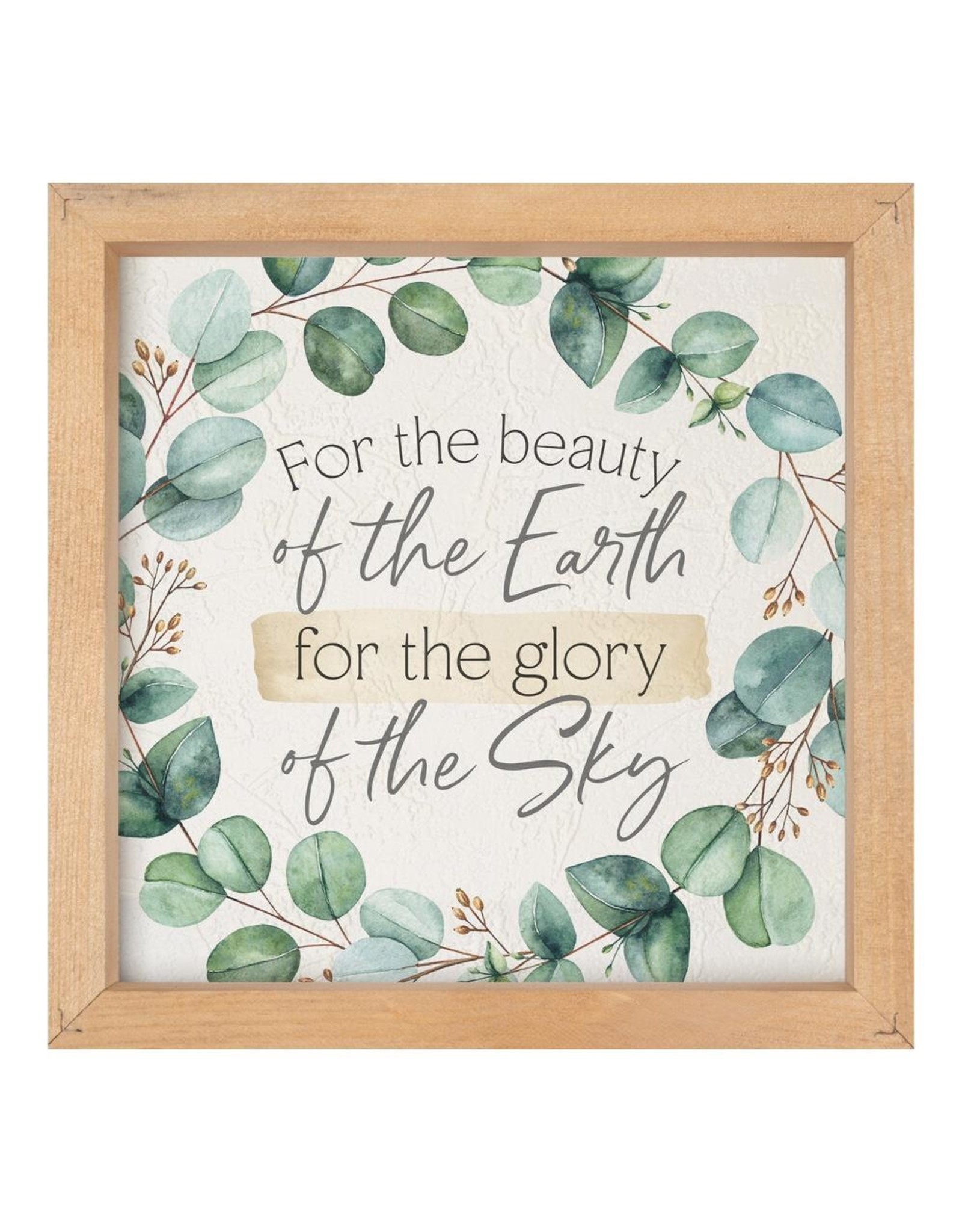 For the Beauty of the Earth Framed Picture 11x11