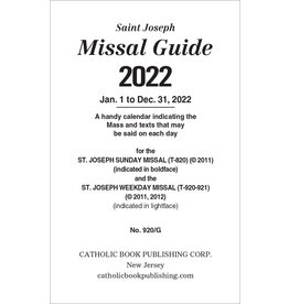 2022 Guide for the St. Joseph Missal