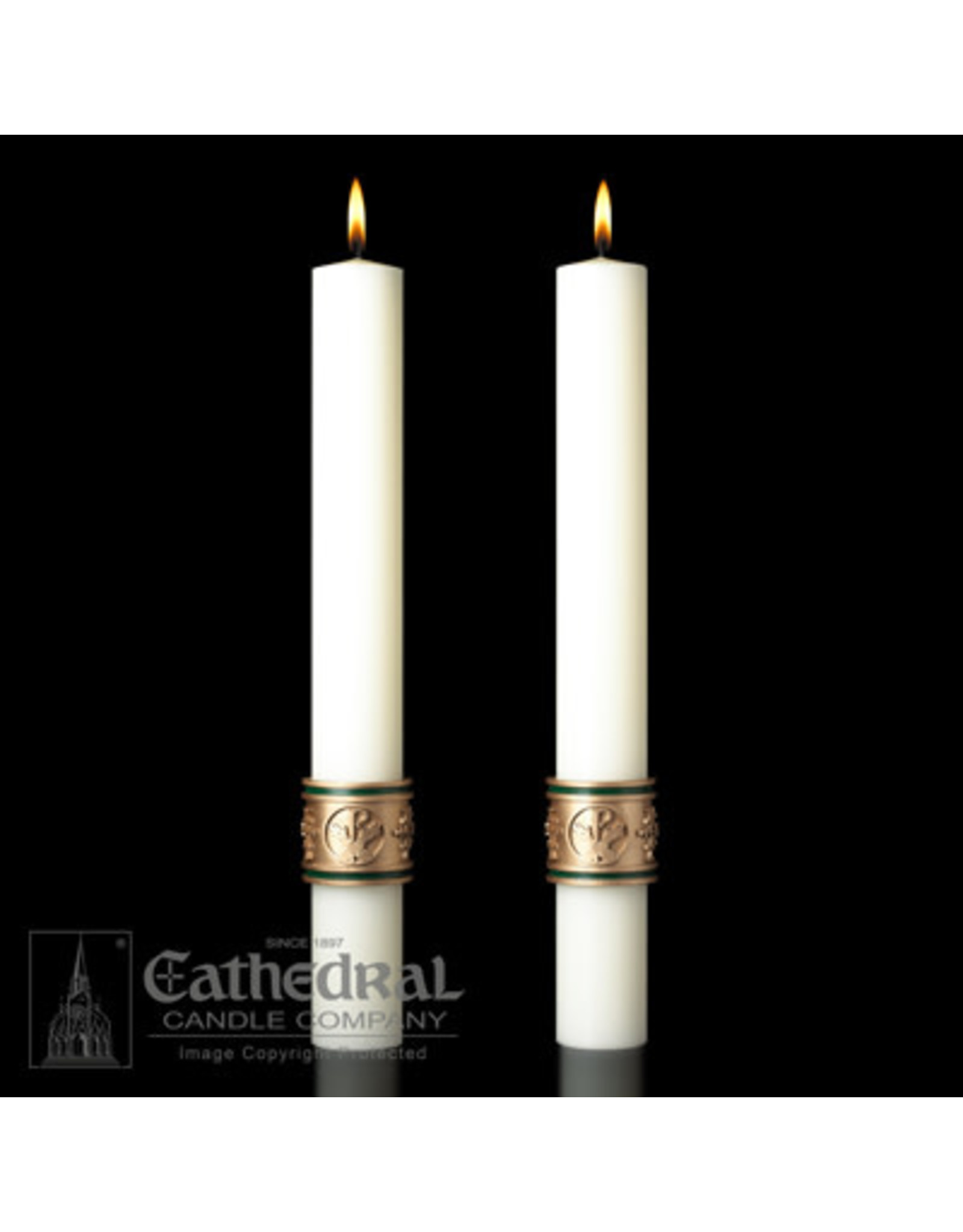 Cathedral Candle Cross of St. Francis Paschal Candle