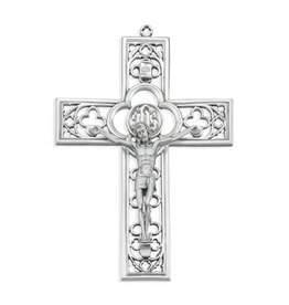 Hirten Crucifix - 5.5" Genuine Pewter "Cathedral Touch"
